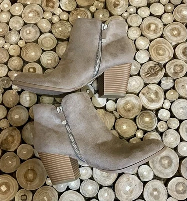 Style & Co. Mujer Masrina Taupe Botines Tacones 8.5 Medianos (B,M) BHFO 3245 Foto 1 de 4