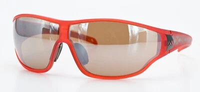 Gafas de sol Adidas Tycane Pro Outdoor S A197 00 6120 envolventes ovaladas rojas claras deportivas Foto 1 de 4