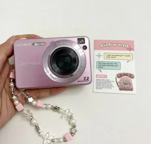Sony Cyber-shot DSC-W120 7.2MP 4x Optical Zoom Digital Camera Pink English - Picture 1 of 8