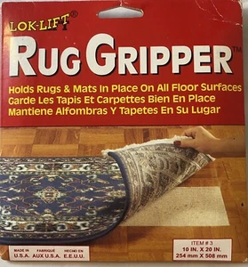 Vantage Industries Lok Lift Rug Gripper Anti-Slip Tape, 10-Inches by 20-Inches - Picture 1 of 2