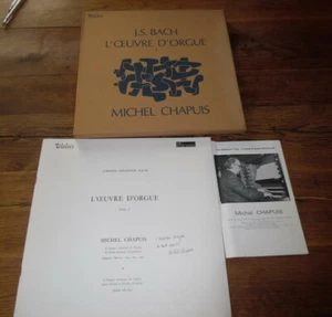 CHAPUIS / BACH - L'Oeuvre D'Orgue I Box 5LP W/Insert dedication Valois CMB1 - Bild 1 von 1