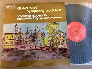 ASD 3993 Glazounov Symphony No. 3 Fedoseyev MRSO - Picture 1 of 2