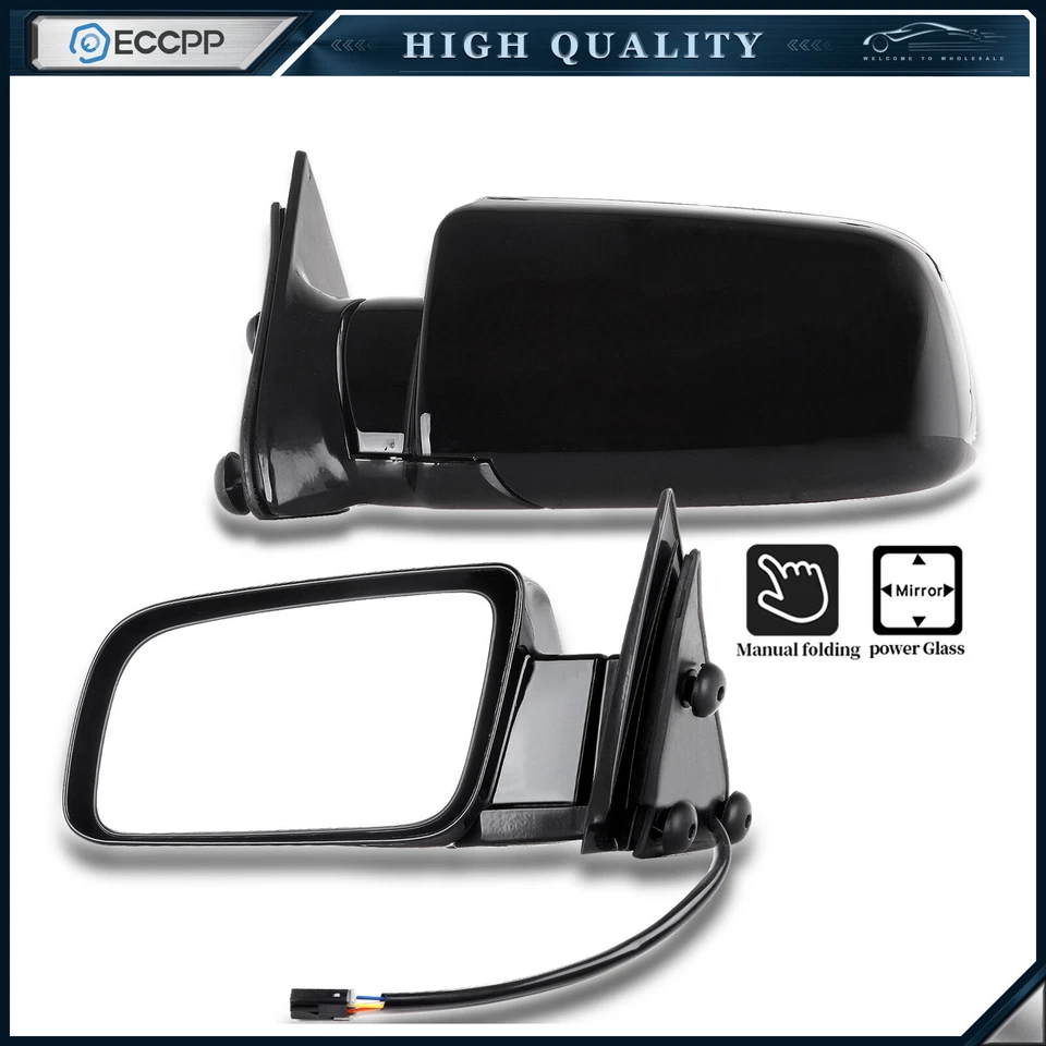 ECCPP Left Right Side View Door Mirrors C/k 1500 2500 3500 Tahoe Yukon Pickup