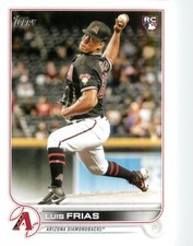 Luis Frias RC 2022 Topps Series 2 Baseball Rookie Card #338 Arizona Diamondbacks
