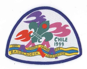 Parche encuadernado contingente World Scout Jamboree Bangladesh Scouts 1999 - Imagen 1 de 1
