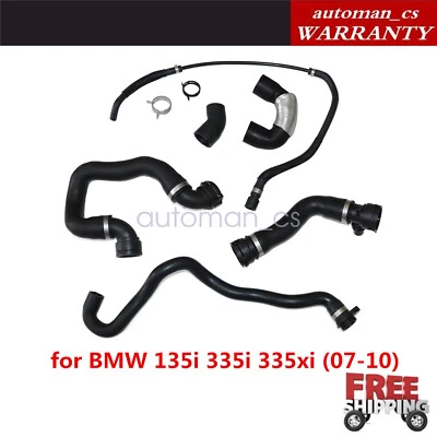 Kit de manguera de agua refrigerante radiador 6 mangueras para BMW 135i 335i 335xi 2007-2010 Foto 1 de 4