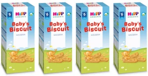 4 x HIPP Galletas Orgánicas Bebé Snacks Galletas Desde 6+ Meses 150g Barritas 5.3oz - Imagen 1 de 3
