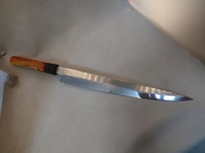 Нож Tsukiji Masamoto Yanagiba на водяном гриле синий стальной 25 см повторно заточенный S... - Изображение 1 из 4