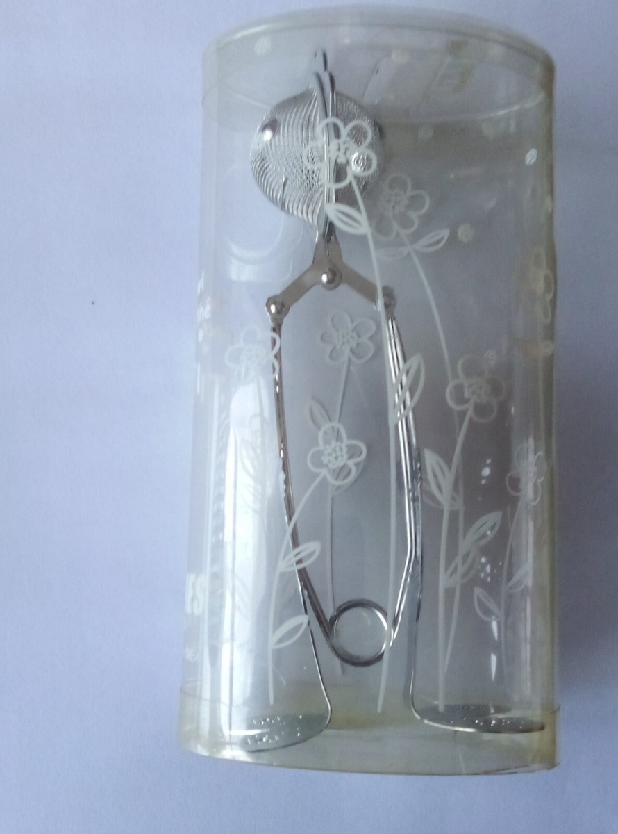 Infusori Per Tè In Acciaio Inox - Set Da 2, Con Manico Lungo, Per Tè In Foglie, Argento