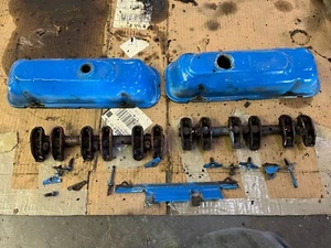 231 V6 G Body Monte Buick Chevy 3.8 L RWD Valve Covers Rocker Arms Shafts - Picture 1 of 11