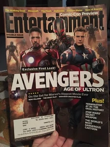 Avengers: Age of Ultron Entertainment Weekly Magazine 2014 IronMan CapAmerica - Picture 1 of 2