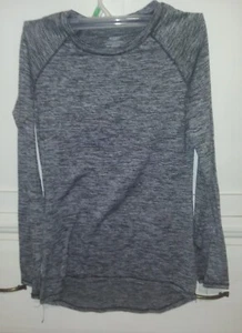 Climate Right By Cuddl Duds Size S Gray Pullover Top Sweatshirt - Picture 1 of 3