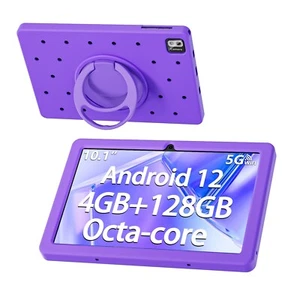 SGIN Kids Tablet 10.1" Android 12 Tablet for Kids 128GB PC WiFi Parental Control - Picture 1 of 38