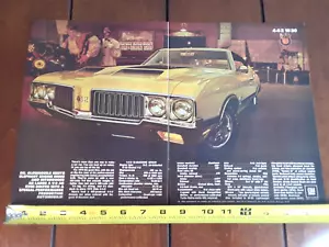Oldsmobile 442 W30 1970 anuncio original de 2 páginas - Imagen 1 de 2