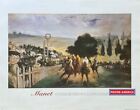 Edouard Manet Course De Chevaux A Longchamp Vintage Art Print 22 X 28