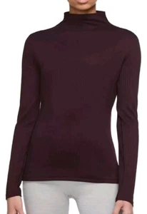 Nike Yoga Luxe Dri-FIT Ribbed Mock Neck Top Size Medium - Picture 1 of 4