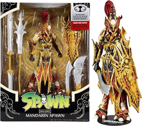 Spawn Mandarin Spawn Deluxe Designer Edition McFarlane Action Figure Gamestop 7" Cover