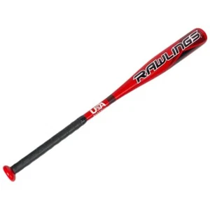 Rawlings Youth Baseball Bat 27" Red 2 1/4" Barrel Balanced Swing - Picture 1 of 4