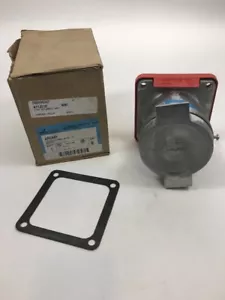 Crouse Hinds ARC64P S1 480 VAC 3 PHASE rainproof receptacle 60 AMP - Picture 1 of 6