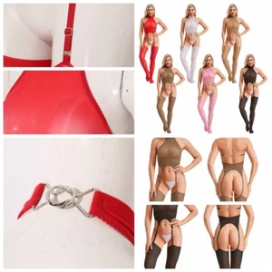 Tuta donna body senza cavallo pagliaccetti modellanti collant body sexy - Foto 1 di 71
