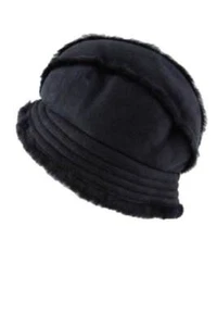 Leder Cabriomütze Pilotenmütze Ledermütze Fellmütze Fell Trapper Leather Cap - Bild 1 von 3