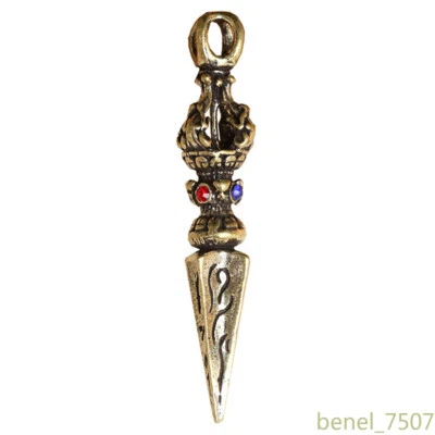 1 pieza colgante vintage sólido oración religiosa Nepal tibetano budista Vajra Foto 1 de 4