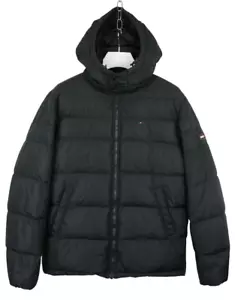 Tommy Hilfiger Denim Jacke Herren 2XL Isoliert Gesteppt Abnehmbare Kapuze - Bild 1 von 15