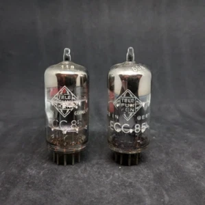 2 x ECC85 TELEFUNKEN TUBE n461 - Picture 1 of 2