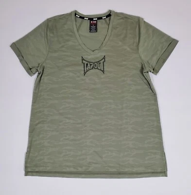 Camiseta para mujer Tapout grande camuflada ligera manga corta Foto 1 de 4