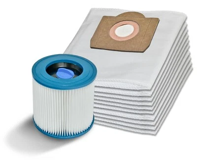 5-20 Staubsaugerbeutel + / - Patronenfilter für Kärcher 6.959-130.0 WD3 MV3 usw. - Bild 1 von 4