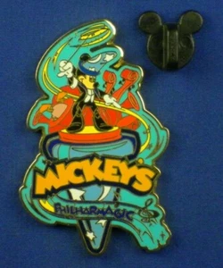 Mickey's Philharmagic Conductor Sorcerer's Hat Instruments Pin # 25236 - Picture 1 of 4