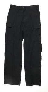 ARMY COMBAT TACTICAL CARGO PANTS - BLACK - SIZE 7334 - ARAMID FR - 688C36 - Picture 1 of 7