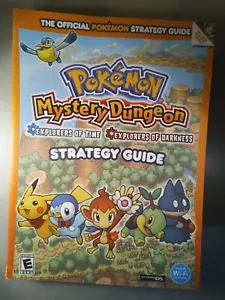 Pokemon Mystery Dungeon Explorers of Time & Darkness Strategy Guide + POSTERS - Afbeelding 1 van 3