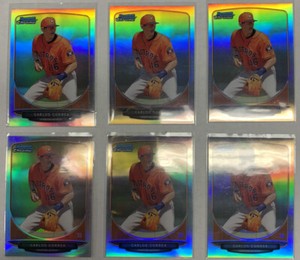 (6) Carlos Correa  2013 Bowman Draft Picks & Prospects  Chrome Refractor #TP-10