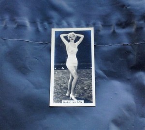 1937 MARIE WILSON CARRERAS FILM STARS CIGARETTE CARD A SERIES COLLECTABLE VGC MW