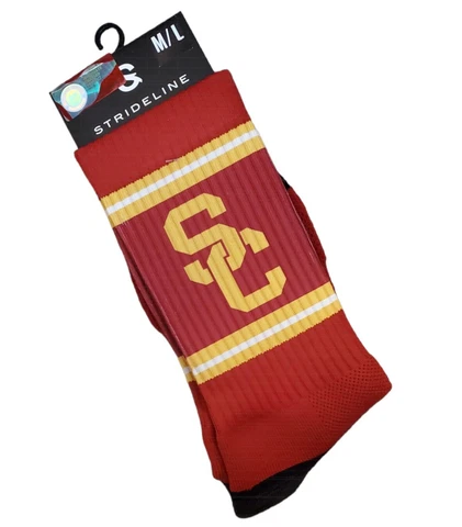 NCAA USC Trojans University California Strideline Crew Premium Socks Fan Gift Cover