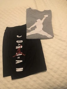 Air Jordan Shorts Set Medium shorts & Large shirt youth pre-teen - Picture 1 of 6