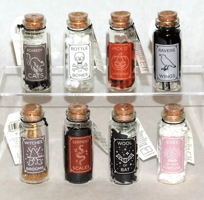 Set of 8 Target Bullseye Playground Mini Potion Bottles Halloween 2023