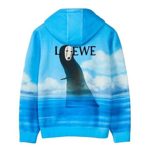 Felpa con cappuccio LOEWE Spirited Away Kaonashi No face taglia XL Studio Ghibli usata