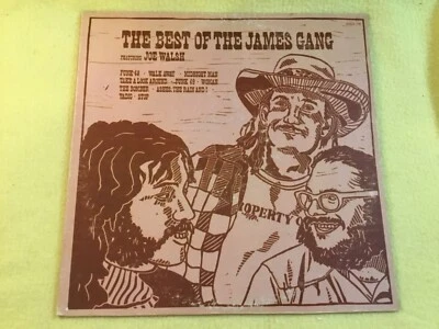 “The Best Of The James Gang Featuring Joe Walsh” Vinyl = VG:VG+ 12" LP Record - Image 1 of 4