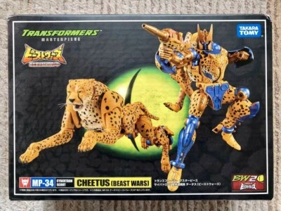 NEW TAKARA TOMY Transformer Cheetas Figure MP34 Masterpiece Beast Wars - Image 1 of 2