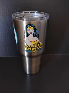 Tazza da viaggio Wonder Woman 28 oz in acciaio inox 🆕 - Foto 1 di 5