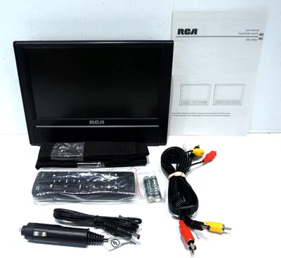RCA DRC79982 MOBILE 9" COLOR MONITOR w/AV CABLE, IN-CAR POWER & STRAPS (NO DVD) - Image 1 of 4