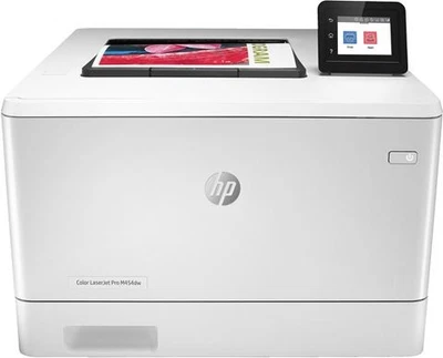 ORIGINAL HP Imprimante Blanc Color LaserJet Pro M454dw W1Y45A#B19Color LaserJe - Photo 1/4