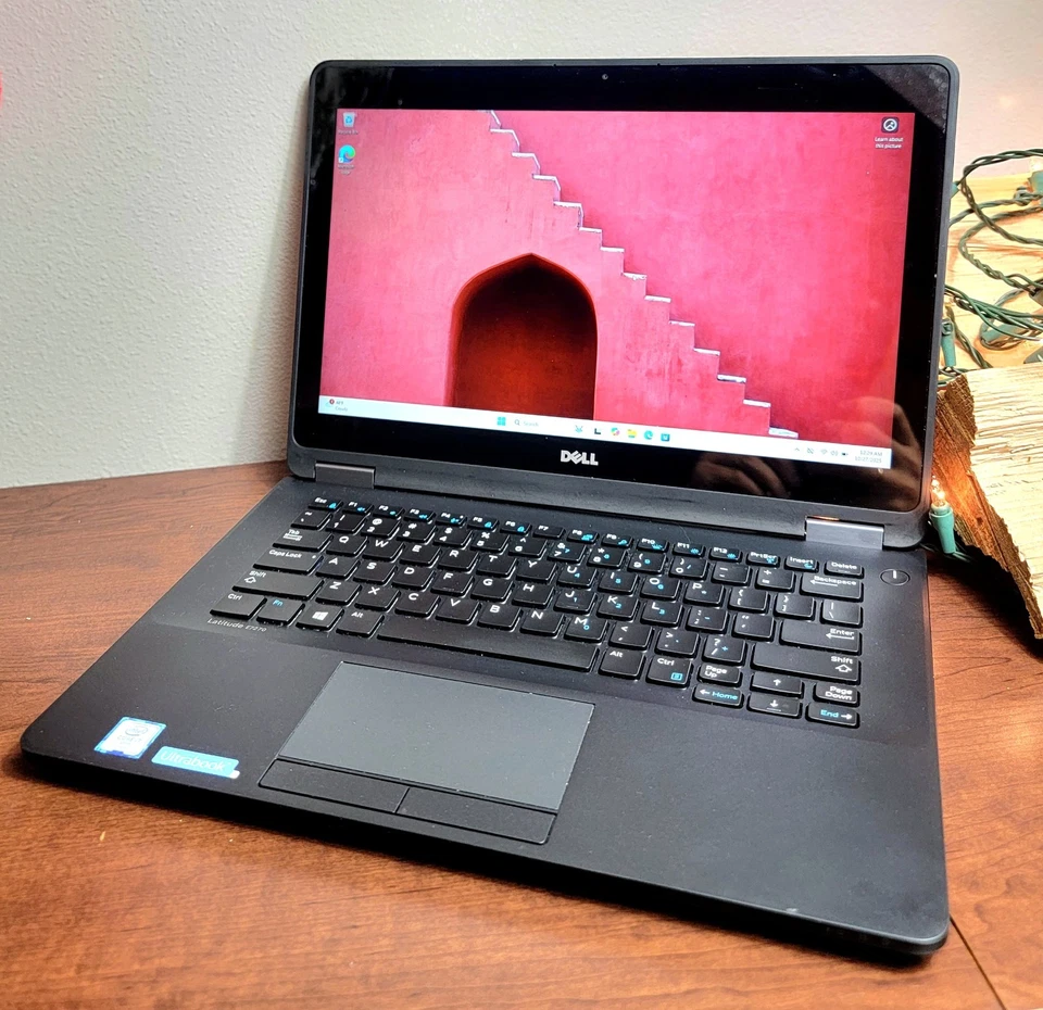 戴尔 Latitude E7270 碳纤维版 i7 CPU 8GB RAM 256GB PCIe SSD Touch Win 11 Pr — 第 1/4 张图片