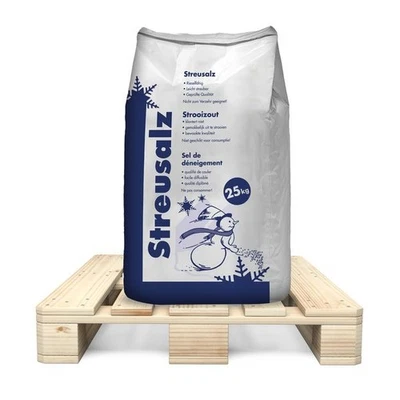 40 x 25 kg Hamann Streusalz Steinsalz 1000 kg  - Bild 1 von 4
