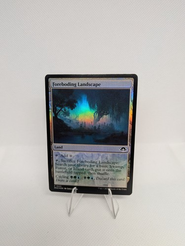 MTG Foreboding Landscape Foil 221 Modern Horizons 3 MH3 Magic | eBay