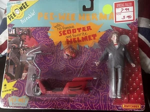 Pee-Wee Herman Poseable Figure With His famous Scooter & Favorite Helmet - Picture 1 of 5