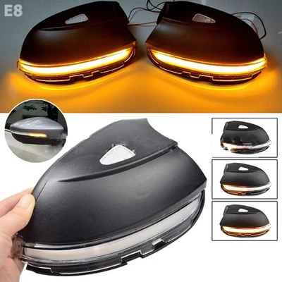 Par de luces de giro del espejo retrovisor lateral para Volkswagen Scirocco Passat Foto 1 de 4