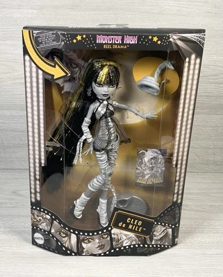 Monster High Reel Drama Cleo De Nile Fashion Doll Mattel BNIB - Image 1 of 4